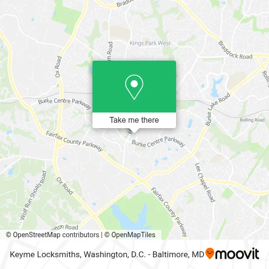 Keyme Locksmiths map