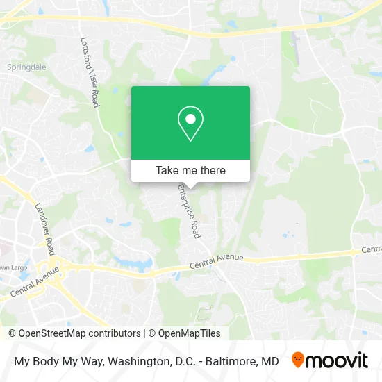 My Body My Way map
