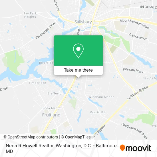 Neda R Howell Realtor map