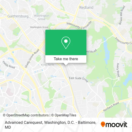 Advanced Carequest map
