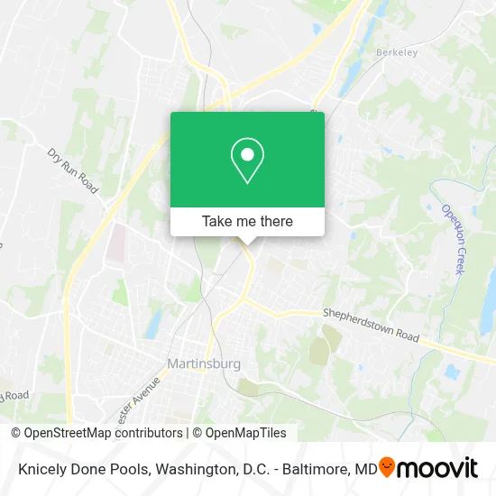 Knicely Done Pools map