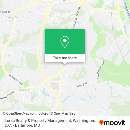 Lorac Realty & Property Management map