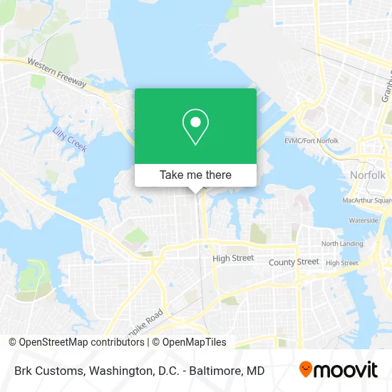 Brk Customs map