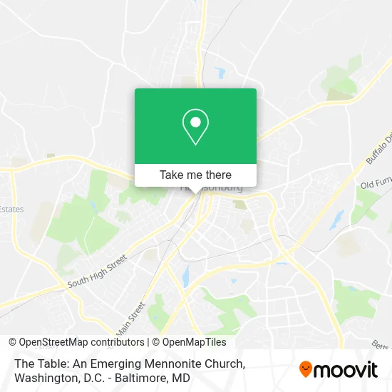 The Table: An Emerging Mennonite Church map