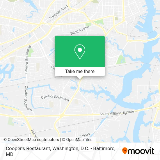 Cooper's Restaurant map