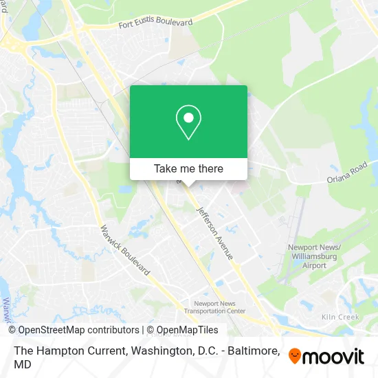 The Hampton Current map