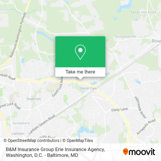 B&M Insurance Group Erie Insurance Agency map