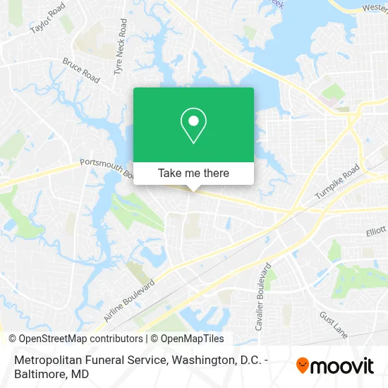 Metropolitan Funeral Service map