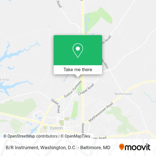 B/R Instrument map