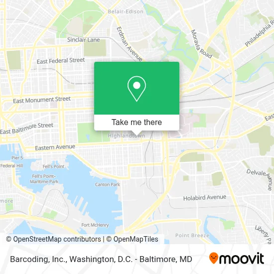 Barcoding, Inc. map