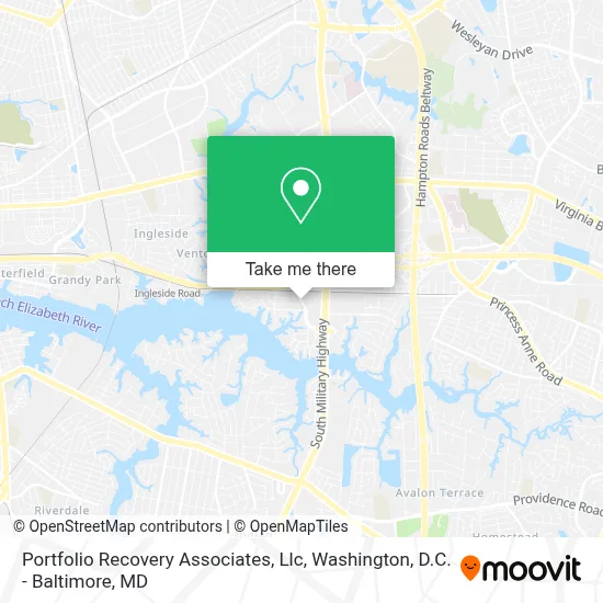 Portfolio Recovery Associates, Llc map