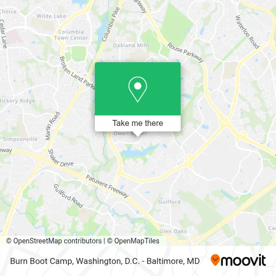 Burn Boot Camp map