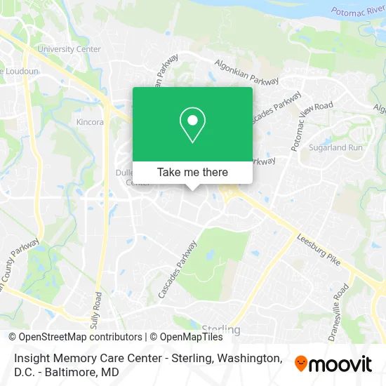 Insight Memory Care Center - Sterling map