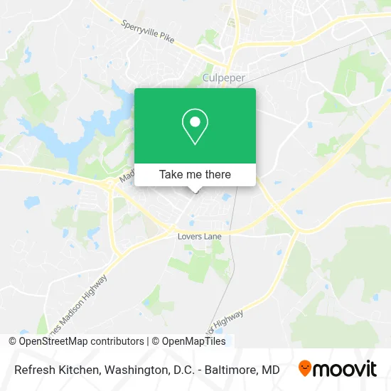 Refresh Kitchen map