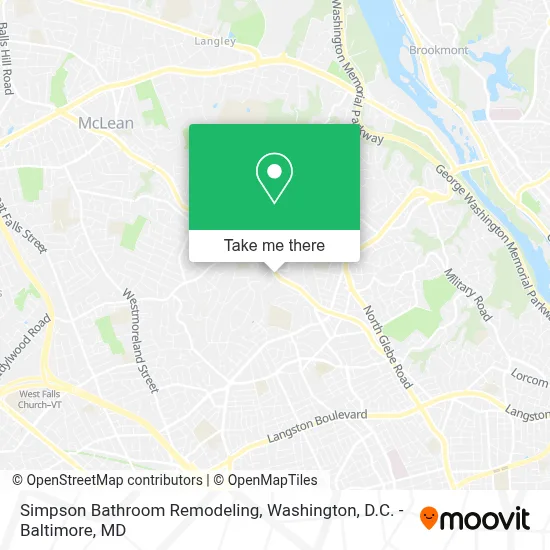 Simpson Bathroom Remodeling map