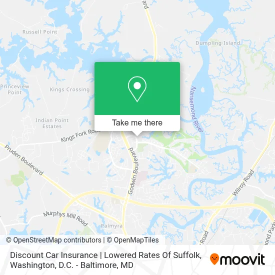 Discount Car Insurance | Lowered Rates Of Suffolk map