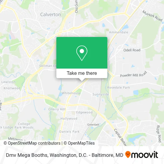 Dmv Mega Booths map
