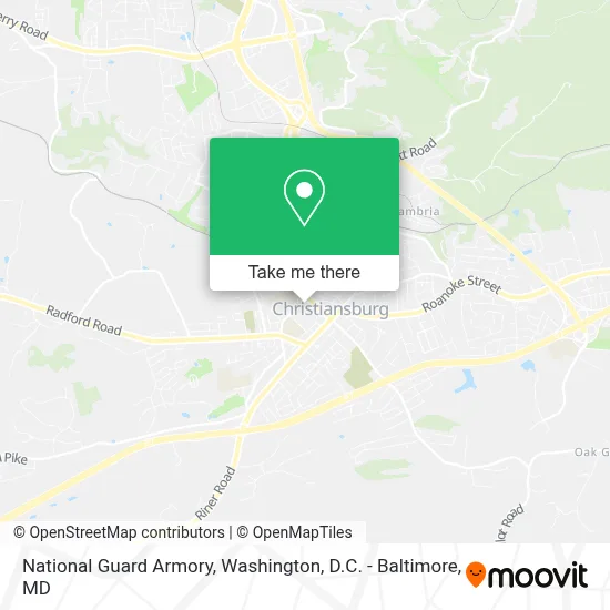 National Guard Armory map