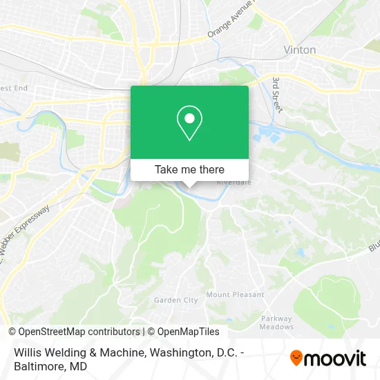 Willis Welding & Machine map