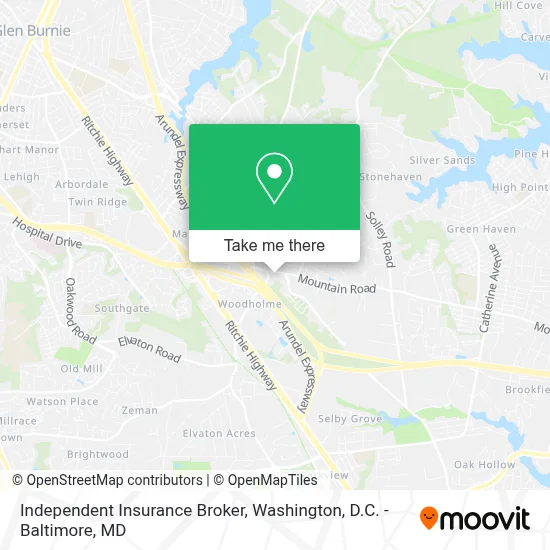Independent Insurance Broker map