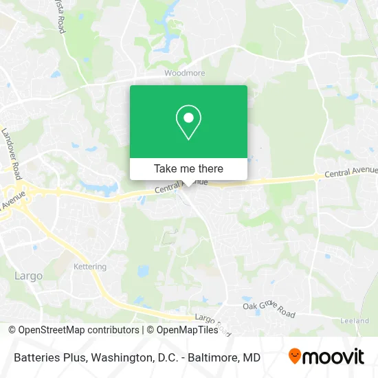 Batteries Plus map