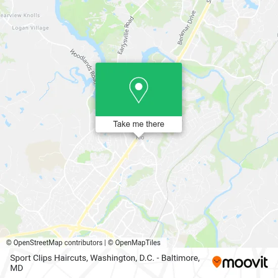 Sport Clips Haircuts map