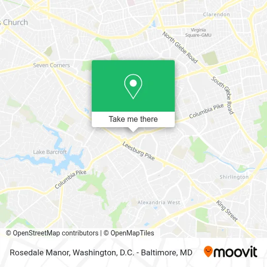 Rosedale Manor map