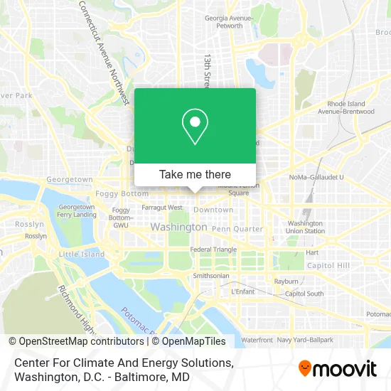 Center For Climate And Energy Solutions map
