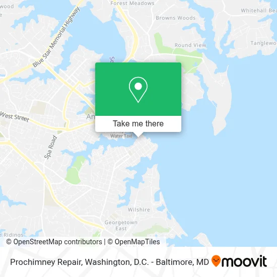 Prochimney Repair map