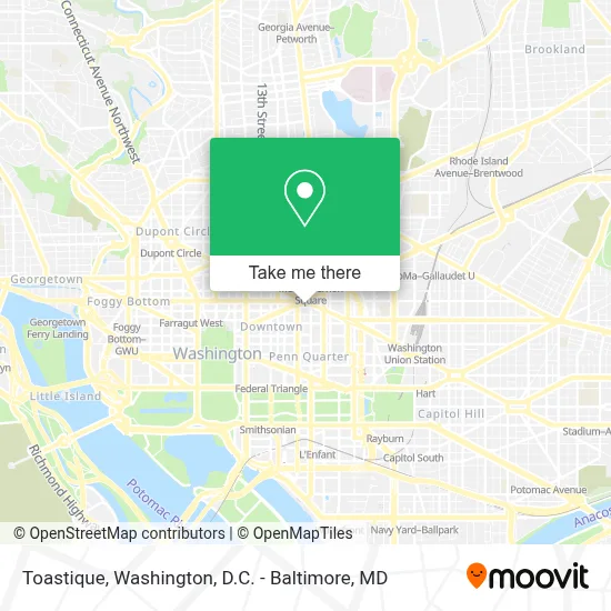 Toastique map