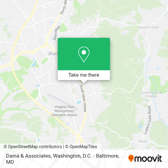 Daina & Associates map