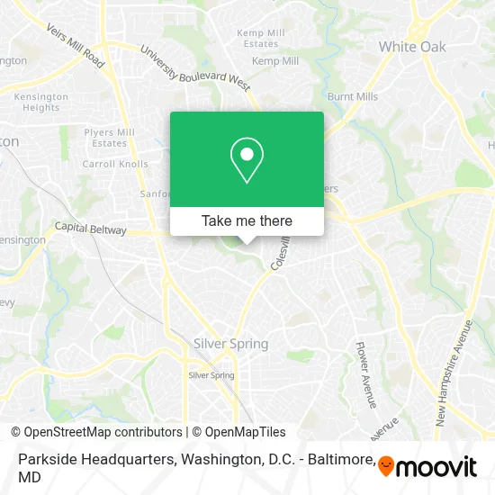 Parkside Headquarters map
