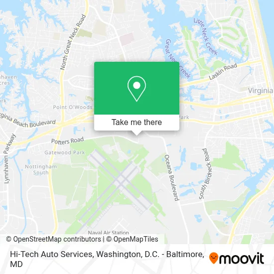 Hi-Tech Auto Services map