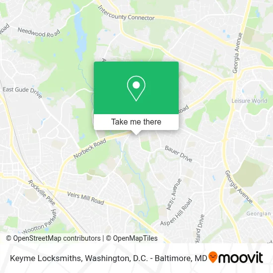 Keyme Locksmiths map