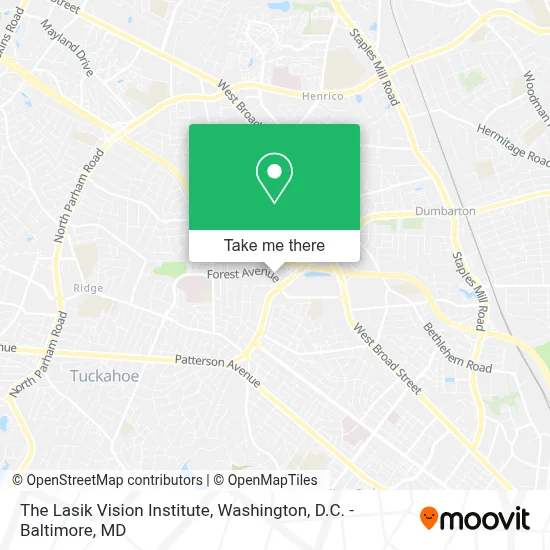The Lasik Vision Institute map