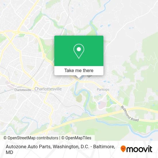 Autozone Auto Parts map