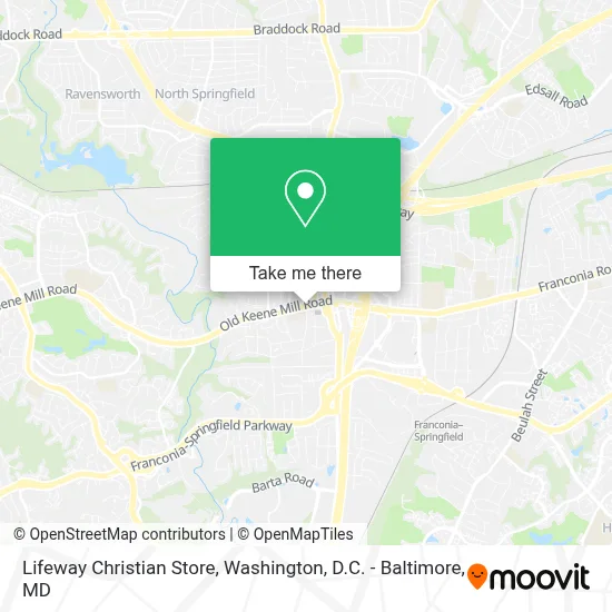 Lifeway Christian Store map