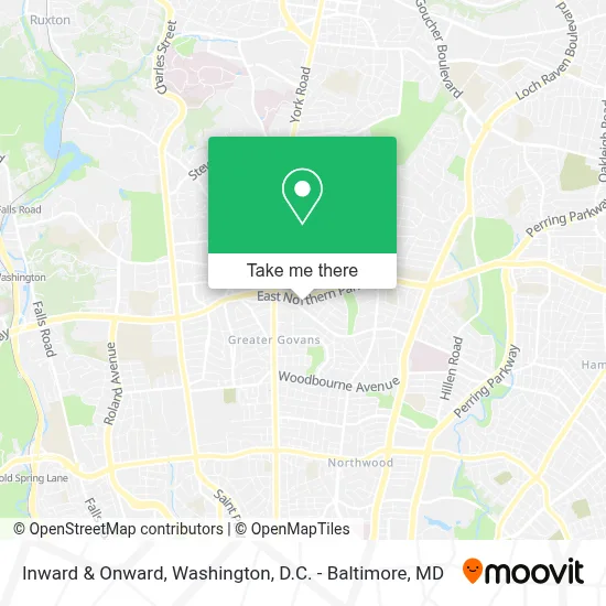 Inward & Onward map