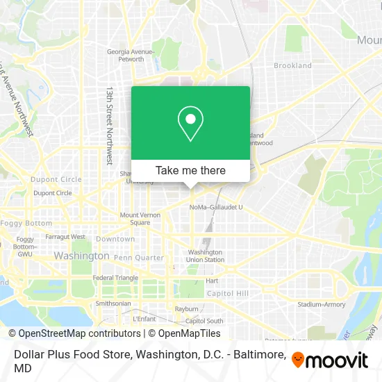Dollar Plus Food Store map