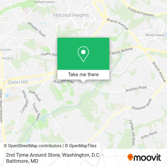2nd Tyme Around Store map