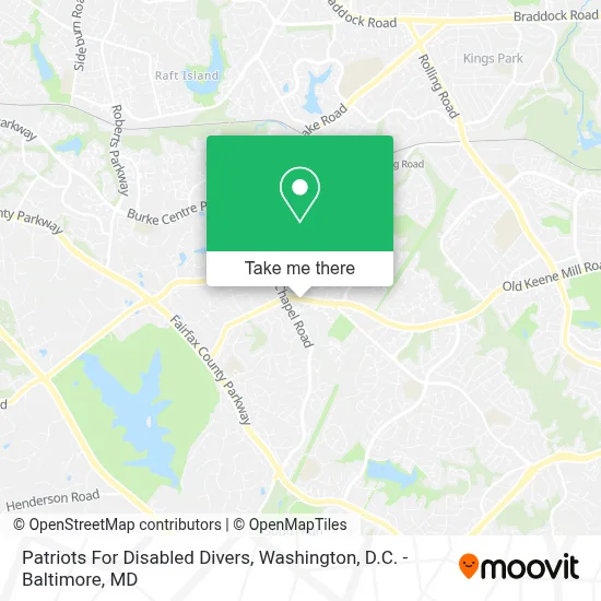 Patriots For Disabled Divers map