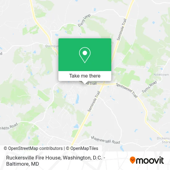 Ruckersville Fire House map