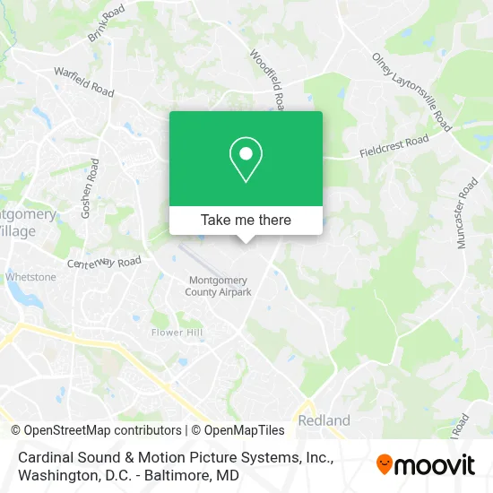 Cardinal Sound & Motion Picture Systems, Inc. map