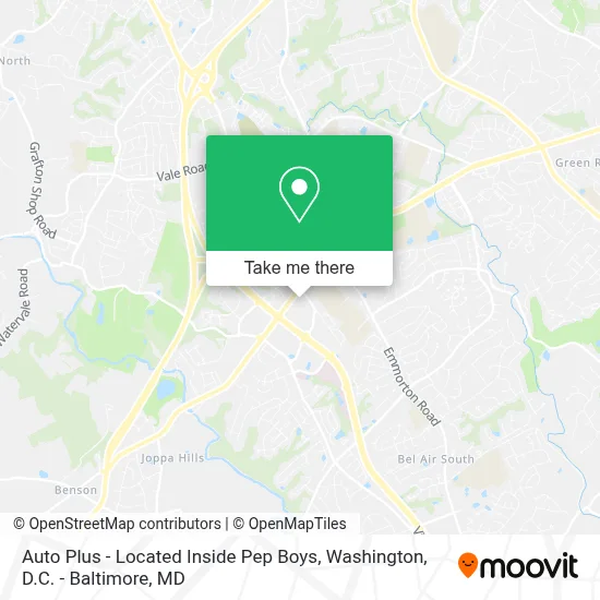 Auto Plus - Located Inside Pep Boys map