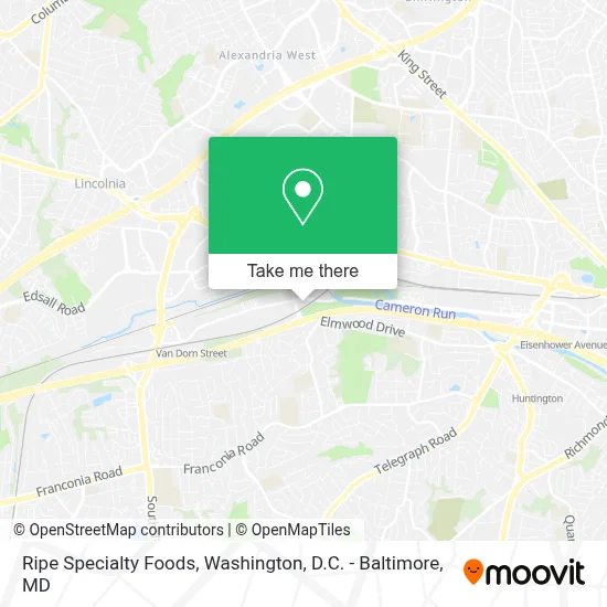 Ripe Specialty Foods map