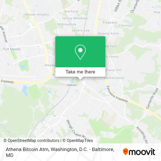 Athena Bitcoin Atm map
