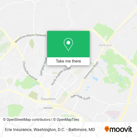 Erie Insurance map