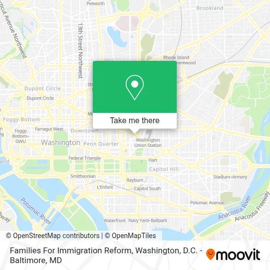 Families For Immigration Reform map