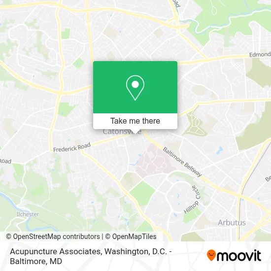 Acupuncture Associates map