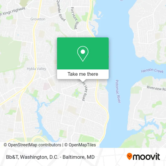 Bb&T map